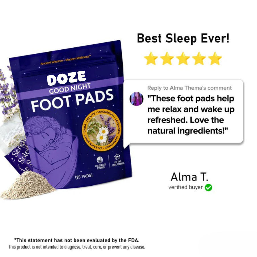 Good Night Sleep Detox Foot Pads With Magnesium Glycinate